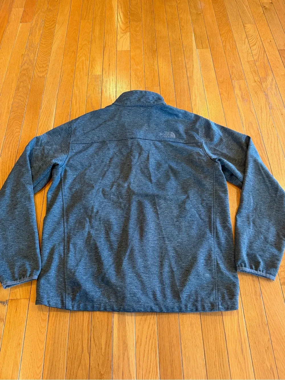 The North Face Full Zipper Front Gray Lightweight Jacket Mens Size Large